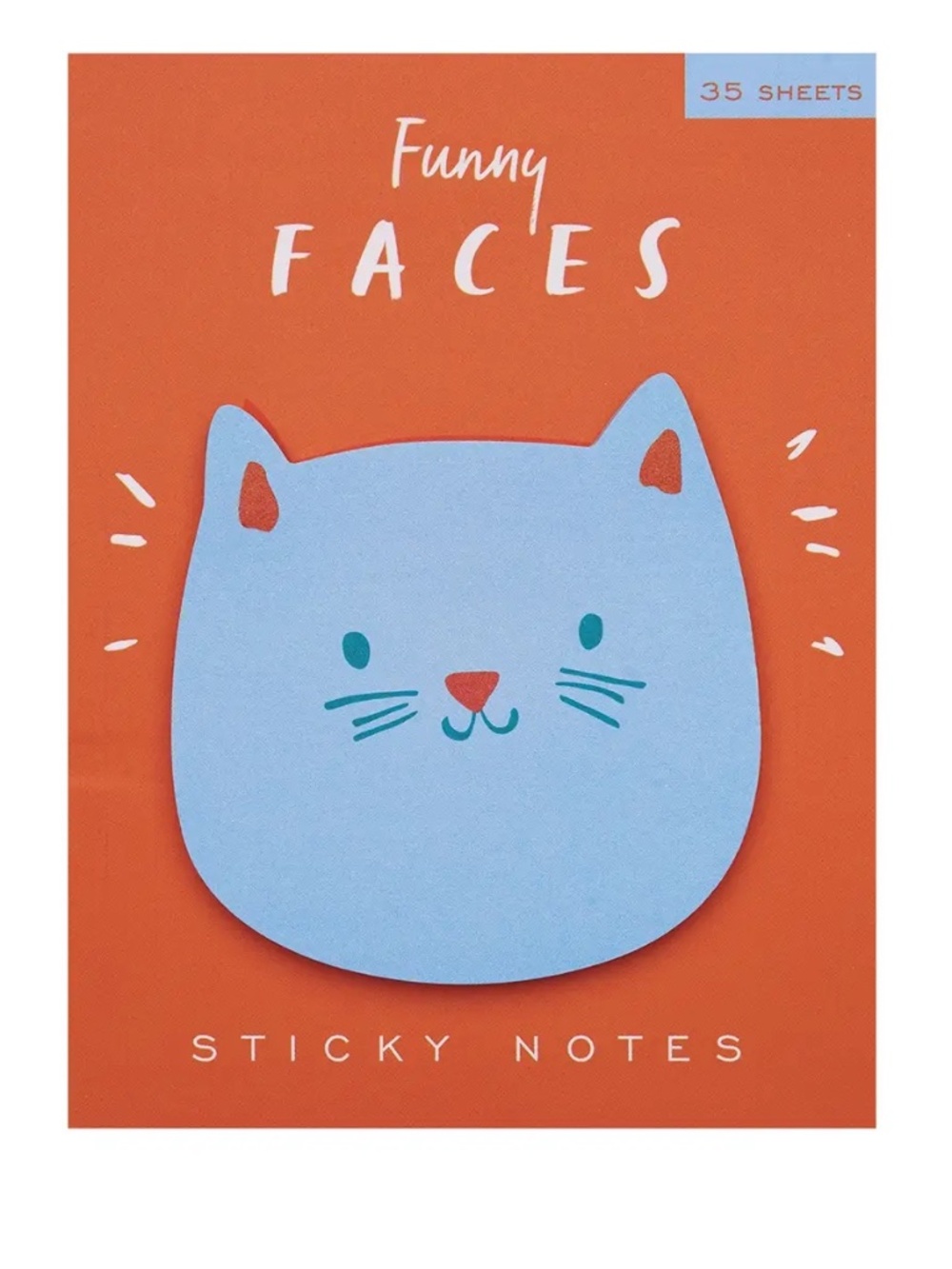 Funny Cat Face Sticky Notes